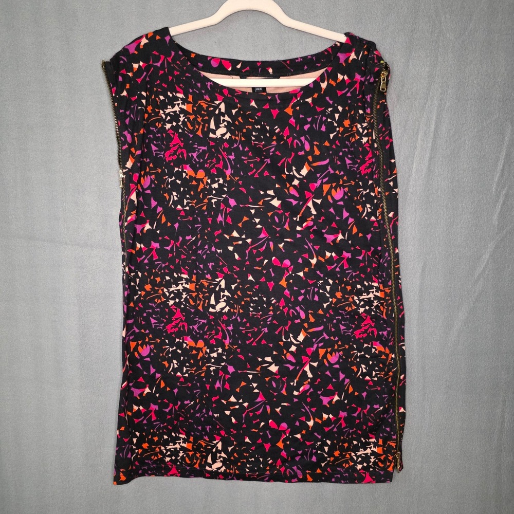 Marc by Marc Jacobs Sleeveless Top XS/S Abstract Artsy Eclectic Bold Edgy Modern